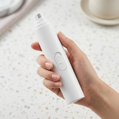 Lima Eléctrica para Uñas de Perros y Gatos con Luz LED | Recargable y Silenciosa
